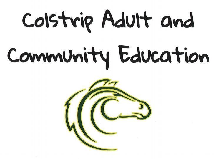 Colstrip Adult & Community Education with Horse head